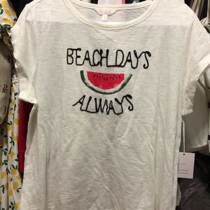 LC Lauren Conrad Ivory Knit Top